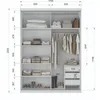 Ropero puertas corredizas SOUTH Plus en Blanco - Roperos y placares, Uruguay | Rústico Hogar, vista 5 de 5