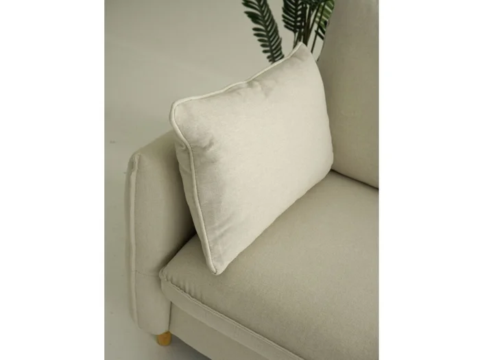 Sofá 3 cps OSLO - Beige en Beige - Sillones y sofás, Uruguay | Finkel, vista 6