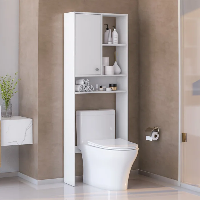 Estantes Armario Mueble Organizador Baño Inodoro Mdp en Blanco - Muebles, Uruguay | Soy Hogar, vista 2