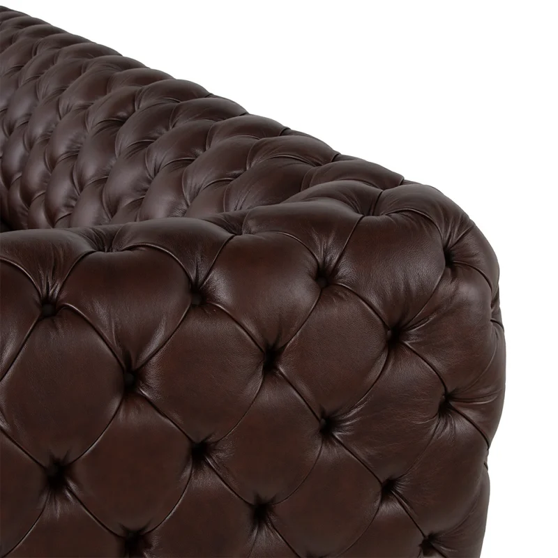 Sofá Rembrandt - Cuero Advanced - 3 cuerpos - Havana - (Preventa) en Marrón - Sillones y sofás, Uruguay | Nyr, vista 5
