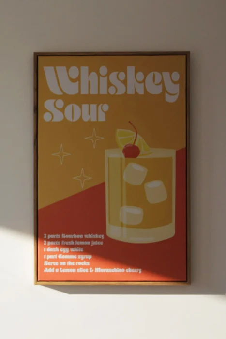 lámina whiskey sour en Multicolor - Decoración de pared, Uruguay | Proyecto Forma