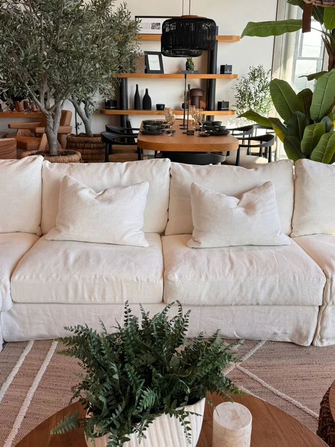 MODULO DOBLE SOFA BISCARROSSE BLANCO en Blanco - Sillones y sofás, Uruguay | Masinfinito Casa, vista 2