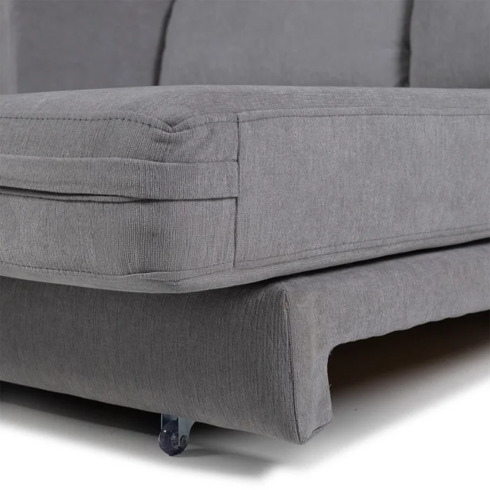 Sofá Cama Niki - Tela Microfibra - 10286 (Gris) en Gris - Sillones y sofás, Uruguay | Nyr, vista 5