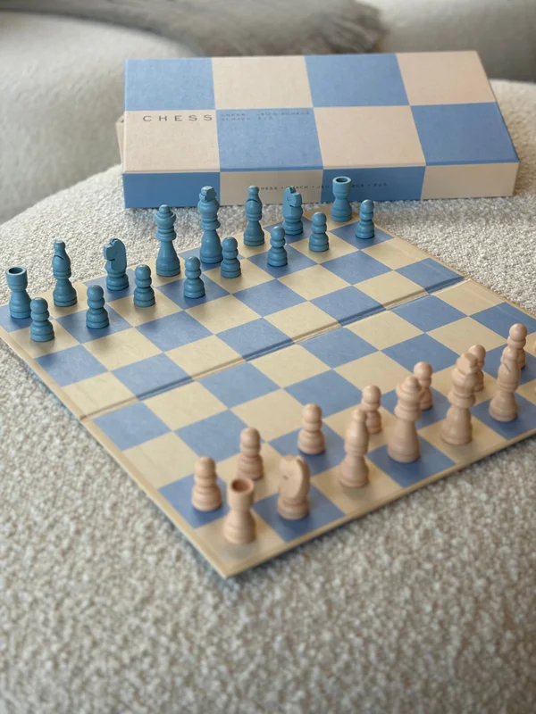 Juego Ajedrez Celeste en Multicolor - Decoración, Uruguay | Martinika Deco, vista 3