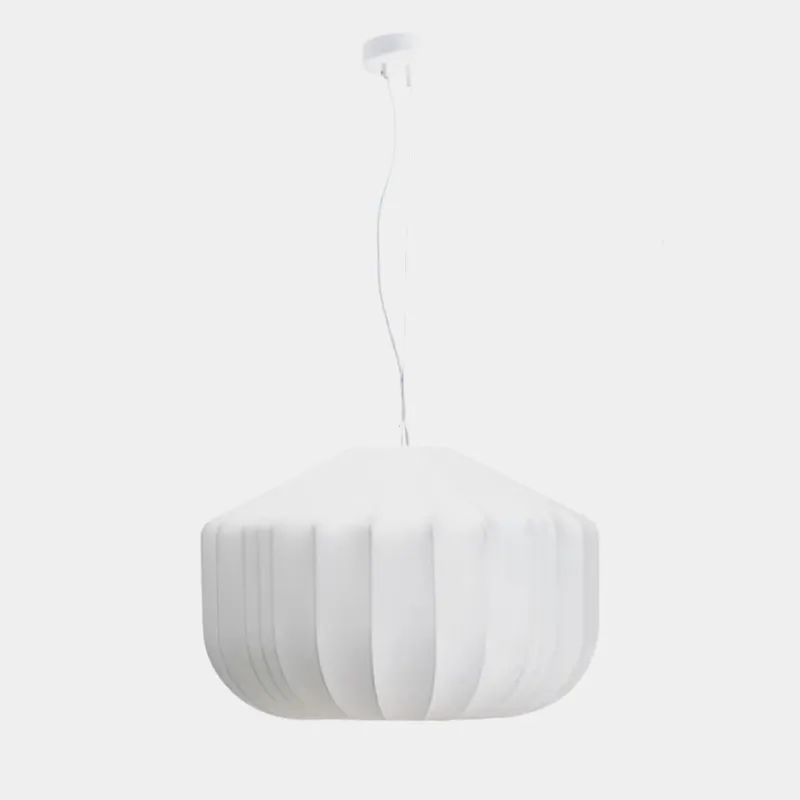 Lámpara de techo Somar de fibras sintéticas y varillas de acero Ø51 cm en Blanco - Lámparas colgantes, Uruguay | Kavehome
