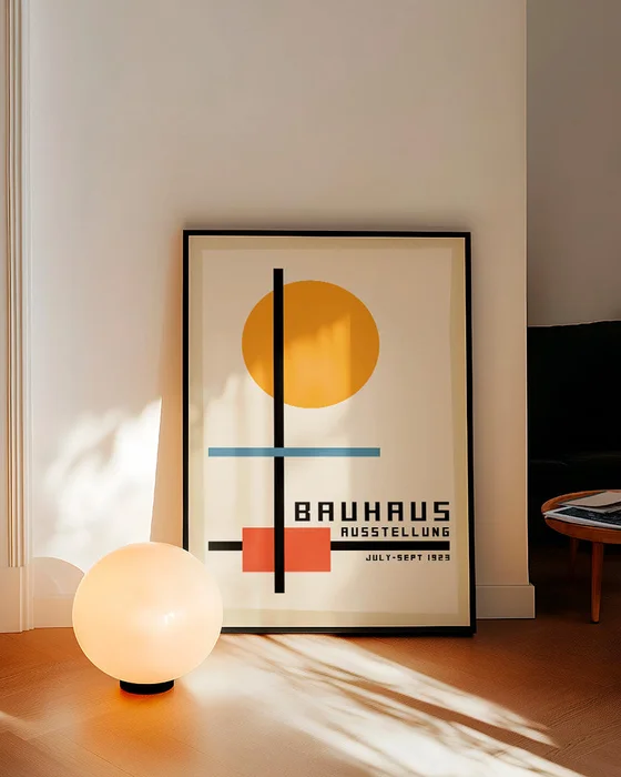 Bauhaus - Orange N.03 en Multicolor - Láminas, Uruguay | La Cuadrería, vista 2