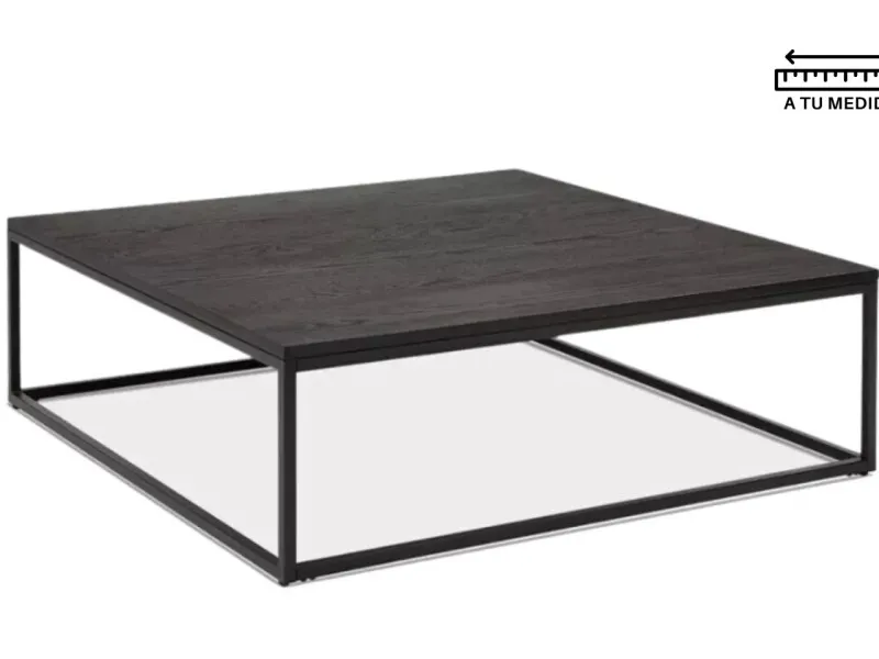 Mesa de Living BLACK Cuadrada en Negro - Mesas de living, Uruguay | Finkel
