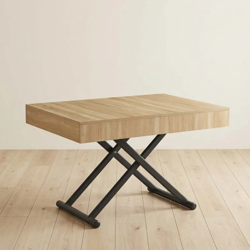Mesa De Comedor Melamina Natural-beige Element en Madera natural - Mesas de comedor, Uruguay | Divino