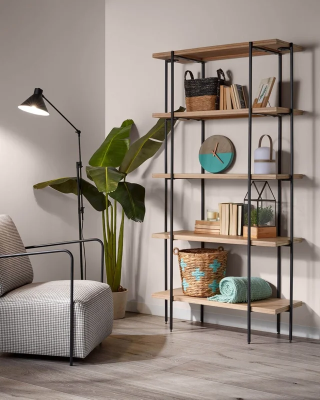 Cesta Kysna gris oscuro y marrón - chica en Multicolor - Canastos, Uruguay | Kavehome, vista 3