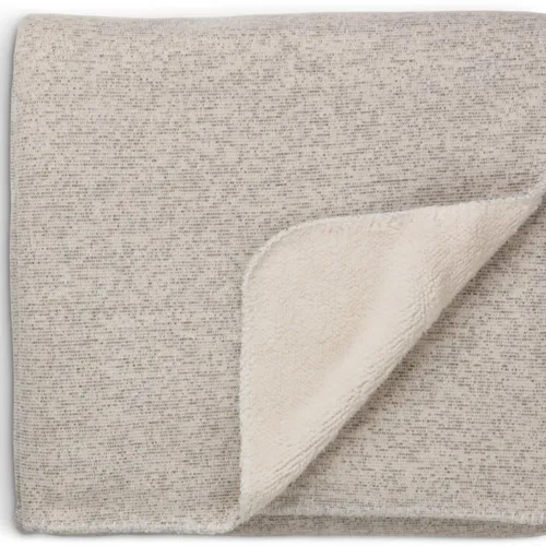 Manta throw GEDEBLAD 130x180 chenille gris/blanco en Gris - Textiles, Uruguay | JYSK