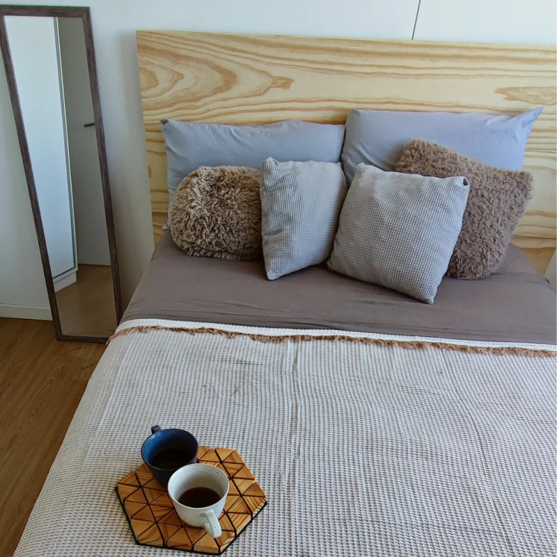 Cama Japonesa en Madera natural - Dormitorio, Uruguay | Tree House Deco, vista 4