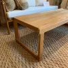 Mesa de living teca en Madera natural - Mesas de living, Uruguay | FMB, vista 2 de 2