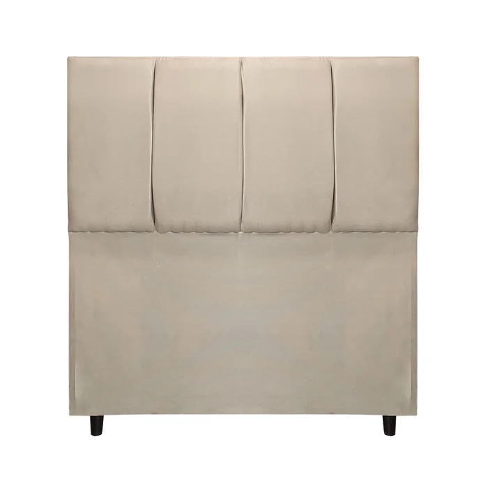 Respaldo Cabecera 1 plaza Gold - Tela Lino en Gris - Respaldos de cama, Uruguay | Delta Center, vista 3