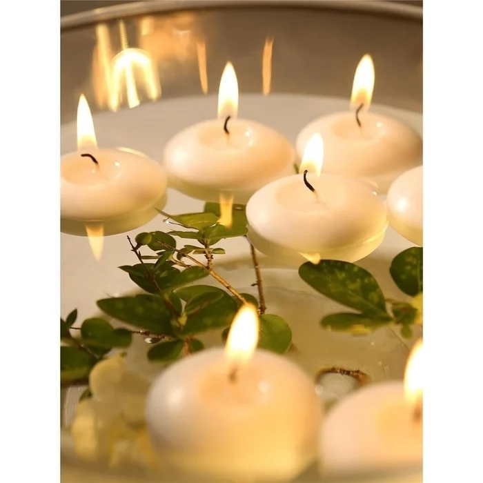 SET 6 VELAS FLOTANTES BLANCO en Blanco - Velas y Portavelas, Uruguay | Decohogar, vista 3