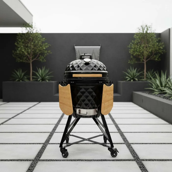 Kit Barbacoa Negro Cerámica en Negro - Exterior, Uruguay | Divino