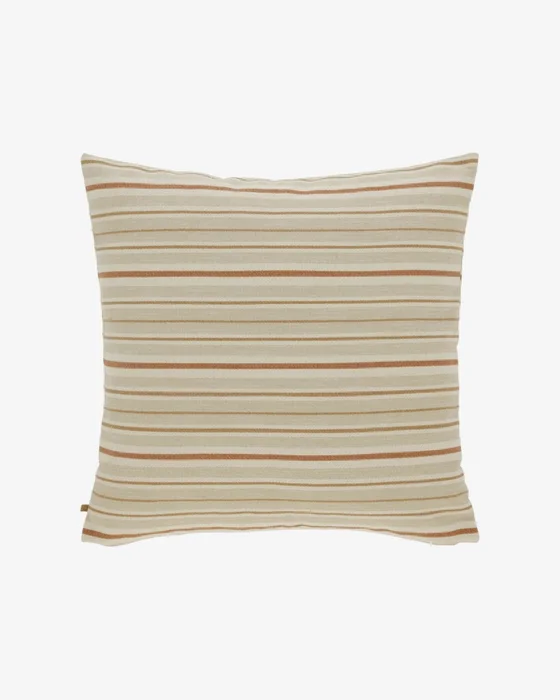 Almohadón Sydelle 60 x 60 cm de rayas - beige en Beige - Textiles, Uruguay | Kavehome