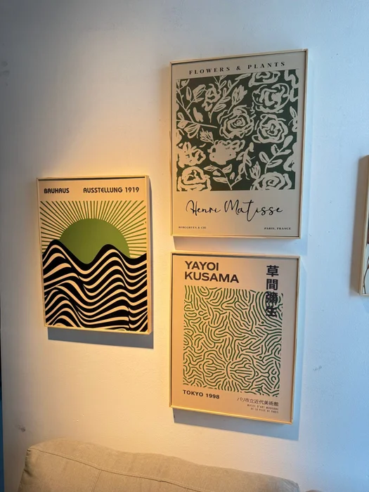 Kit 3 Cuadros - Artistas Verde - 30 × 40 en Verde / Negro - Decoración de pared, Uruguay | Berna Home, vista 7