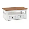 Promo Rack de Tv + Mesa Ratona Articulada Linea Naturale - Blanco/Roble en Multicolor - Muebles para TV, Uruguay | La Cueva Muebles, vista 5 de 10
