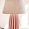 LAMPARA INES - RAYAS ROJAS en Multicolor - Lámparas de mesa, Uruguay | La Iberica, vista 1 de 13