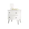 Mesa de luz Americana Plus - 2 Cajones - Blanco en Blanco - Mesas de luz, Uruguay | Rústico Hogar, vista 1 de 4