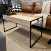 Mesa de Centro Columbia Rectangular Alta - Crudo (Hierro Negro) - Mesas de living, Uruguay | Berna home, vista 2 de 5