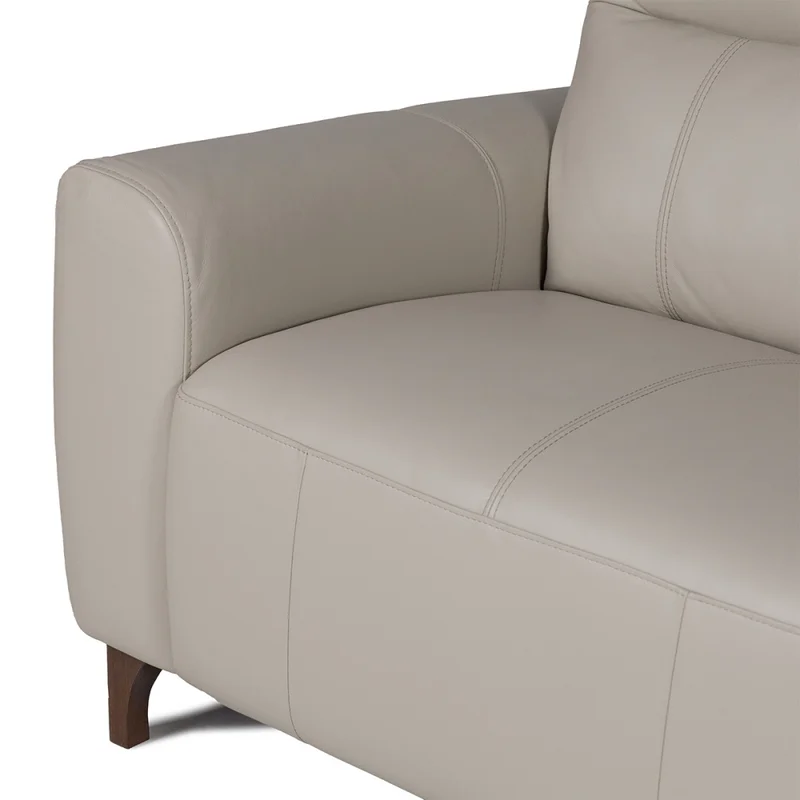 Sofá Tahití - Cuero Básico - 3 cuerpos - Arena - (Preventa) en Beige - Sillones y sofás, Uruguay | Nyr, vista 5