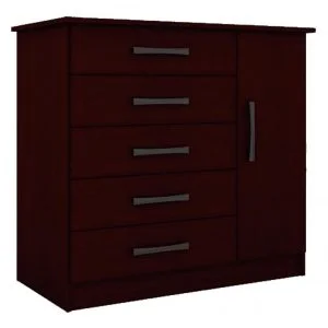 Comodas Cajoneras 5 Cajones 1 Puerta Dormitorio Demo 15d - Cómodas, Uruguay | Soy Hogar, vista 3