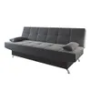 Sofa Cama Living Sillon Reclinable Microfibra Eros Gris en Gris- Marron - Sillones y sofás, Uruguay | Soy Hogar, vista 1 de 6