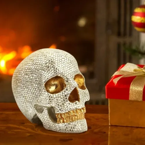 ALCANCÍA SKULL CRYSTALS Plateado  - Decoración, Uruguay | Viasono