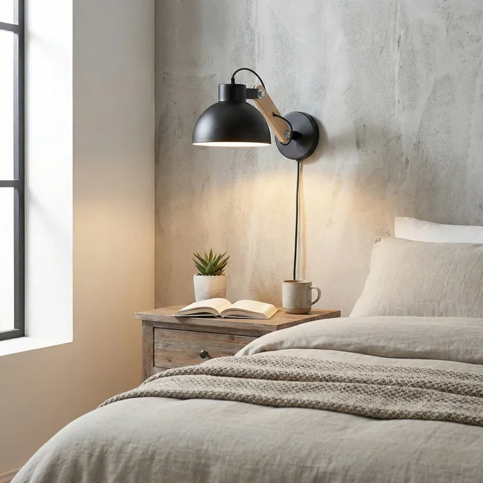 Aplique de Pared Nora Swing en Negro - Iluminación, Uruguay | La Perla, vista 2