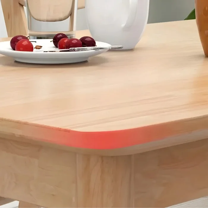 Mesa de comedor - Madera maciza 120 cm Oslo - Línea Serena en Madera natural - Mesas de comedor, Uruguay | Ecowood, vista 3