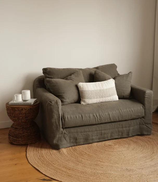 SOFA BISCARROSSE LOVESEAT 130 NEWLIN ECORSE en Marrón - Sillones y sofás, Uruguay | Masinfinito Casa, vista 2