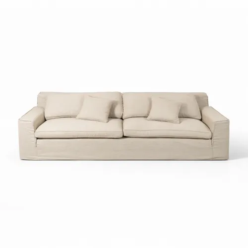 Sofá Mare, 4 Cuerpos - Blanco en Blanco - Sillones y sofás, Uruguay | Indian