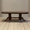 Mesa Oval Extensible Brighton en Madera natural - Mesas de comedor, Uruguay | Satec, vista 1 de 2