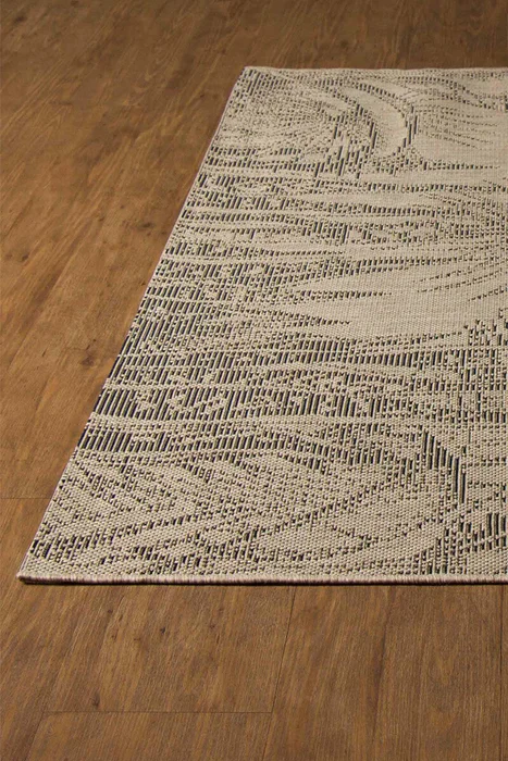ALFOMBRA LINEO LIN/A276/3901/ 160X230 SAND/BLACK, Uruguay | Vinibel, vista 3