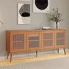 Aparador Ratan Sintetico 180CM 100% Mdf Nórdico C/ 4 Puertas - Aparadores y recibidores, Uruguay | Balton, vista 1 de 4