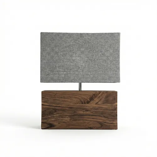 Lámpara de Mesa Nativo Block Grey - Lámparas de mesa, Uruguay | La Perla