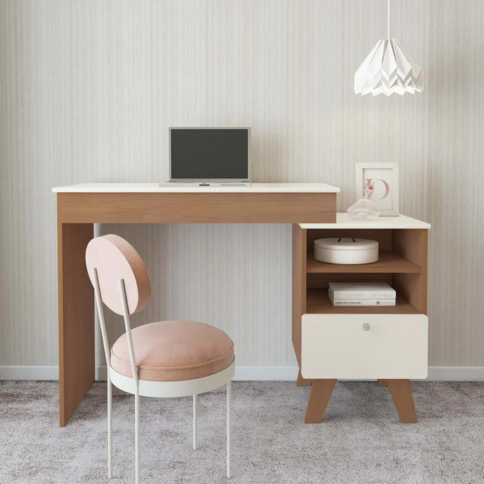 Escritorio Tocador Mdf-y-mdp Marron Sophie en Marrón - Escritorios, Uruguay | Divino, vista 7