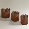 CESTA REDONDA ONDAS PLÁSTICO RECICLADO - Canastos, Uruguay | Zara Home, vista 2 de 2