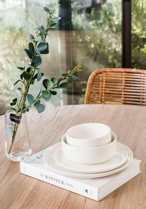 MESA COMEDOR NORDICA - OLMO NATURAL - 1.20 MTS en Madera natural - Mesas de comedor, Uruguay | La Iberica, vista 8