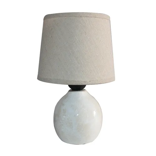 Lámpara de mesa base porcelana - beige - Decoración, Uruguay | Concetto Casa
