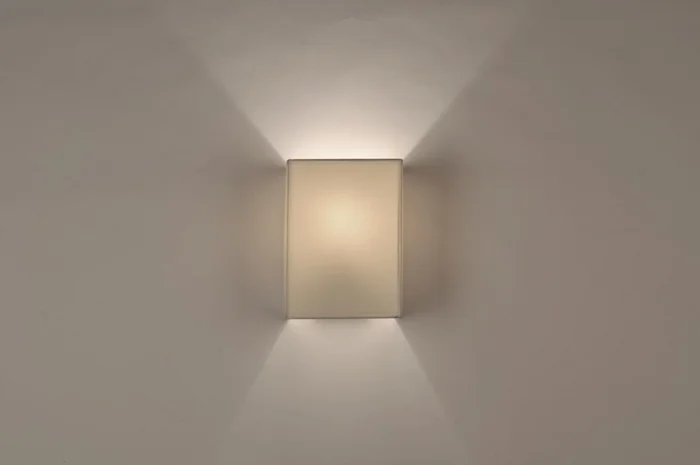 Aplique simple blanco en Blanco - Iluminación, Uruguay | La Perla, vista 4