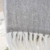 THROW BLEND LANA Y MOHAIR BEIGE en Beige - Textiles, Uruguay | Sentido Jose Ignacio, vista 2 de 2