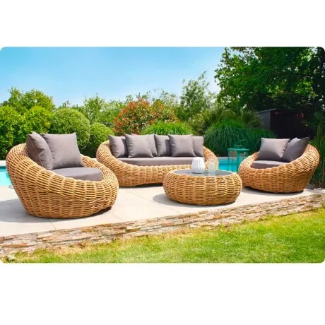 Juego de jardin Mykonos en Multicolor - Muebles para el exterior, Uruguay | La Cueva Muebles