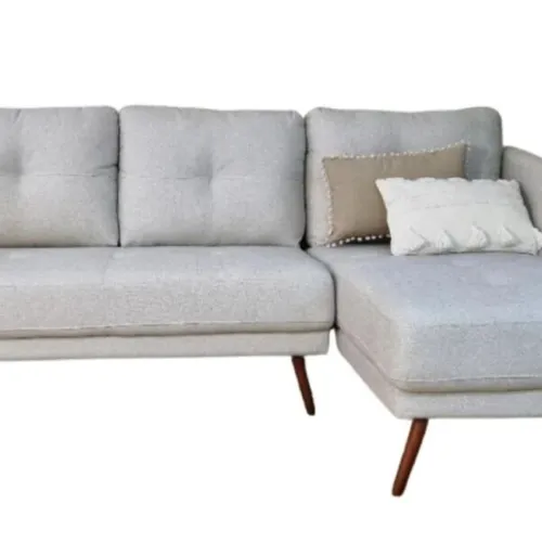 Sofá con Chaise BOHO - Beige en Beige - Sillones y sofás, Uruguay | Finkel
