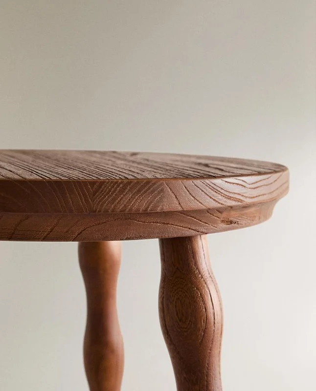 TABURETE MADERA OLMO en Marrón - Sillas, Uruguay | Zara Home, vista 5