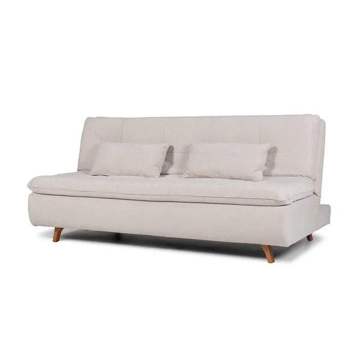 Sofá Cama Maira - Tela Microfibra - 10285 (Beige) en Beige - Sillones y sofás, Uruguay | NYR