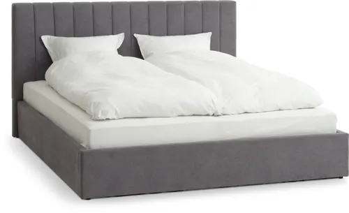 Estructura cama AGERFELD King 180x200 gris osc en Gris - Dormitorio, Uruguay | JYSK