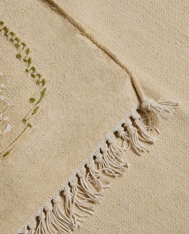 ALFOMBRA JACQUARD FLORES en Beige - Alfombras, Uruguay | Zara Home, vista 5