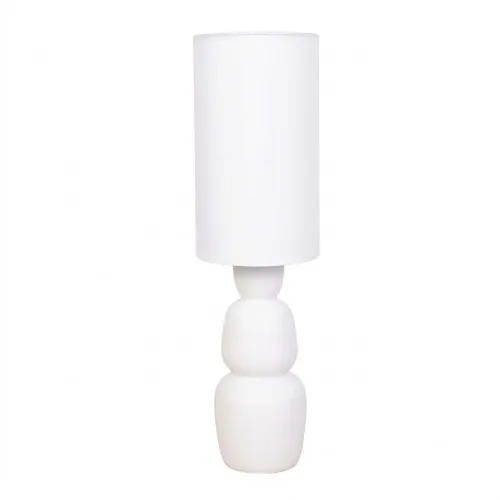 Lámpara De Pie Ceramica Blanco At25071 en Blanco - Lámparas de mesa, Uruguay | Divino